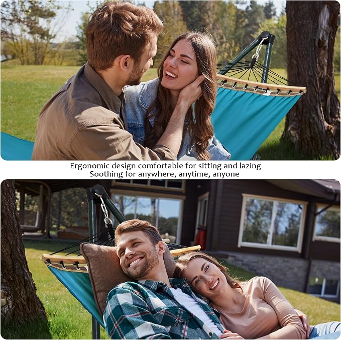 Tranquillo Hammock with Stand Heavy-Duty, Hammock Quick Fold Unfold, Steel - Image 3
