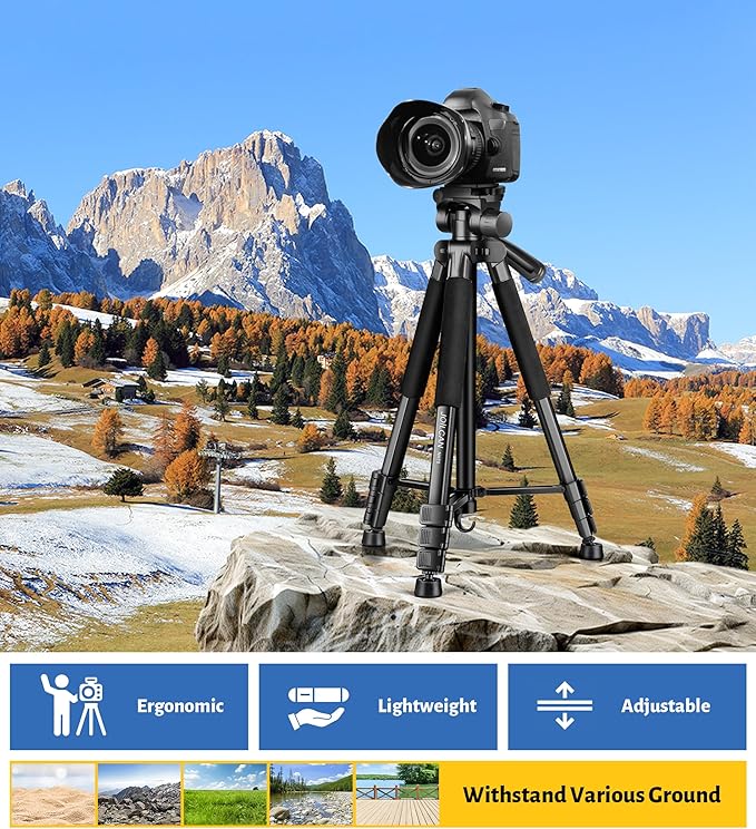 JOILCAN Tripod for Camera, Phone Tripods for Video Recording Photo Vlog - Image 7