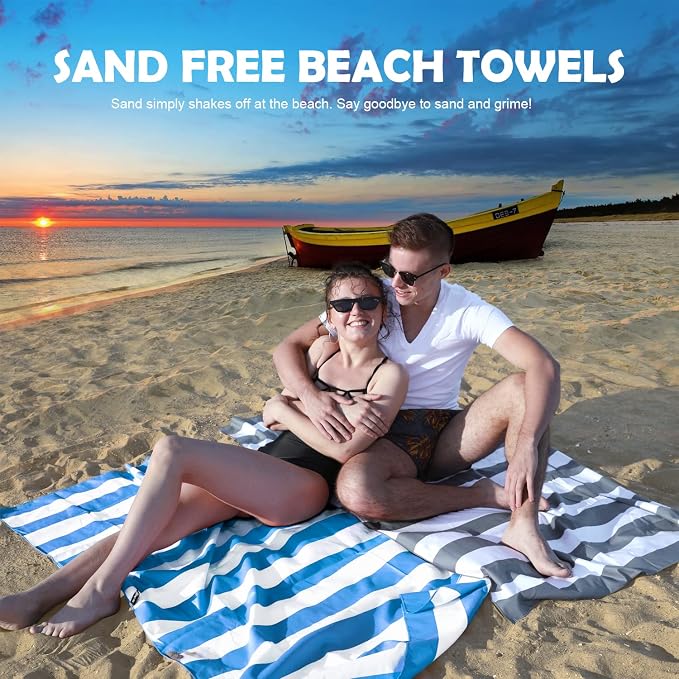 Your Choice Microfiber Quick Dry Sand-Free Beach Towel - Image 2