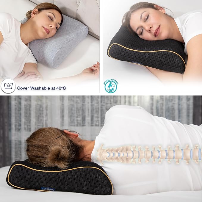 Travel & Camping Comfortable Memory Foam Pillow – Easy to Carry Portable Bag – - Image 6
