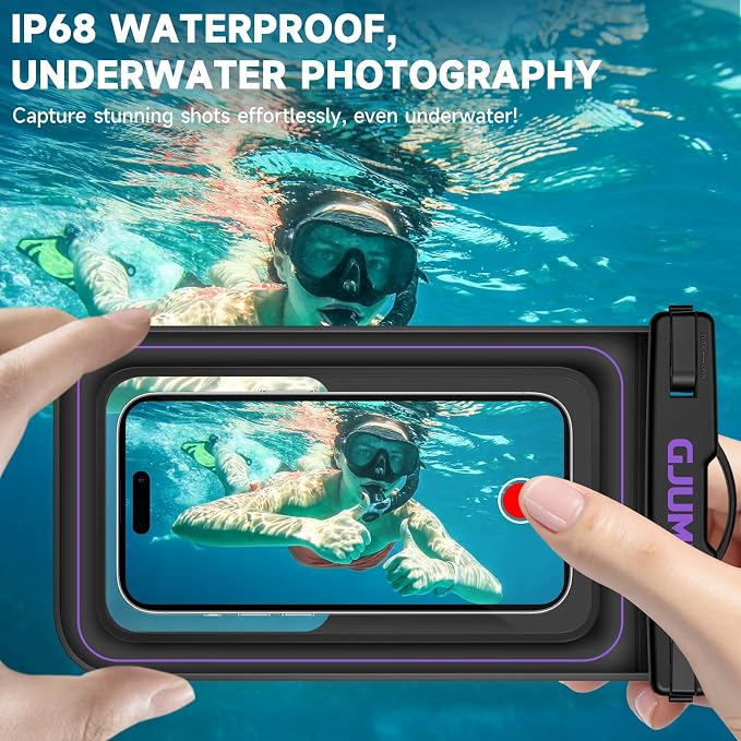2 Pack Floating Waterproof Phone Pouch, Essential - Image 4