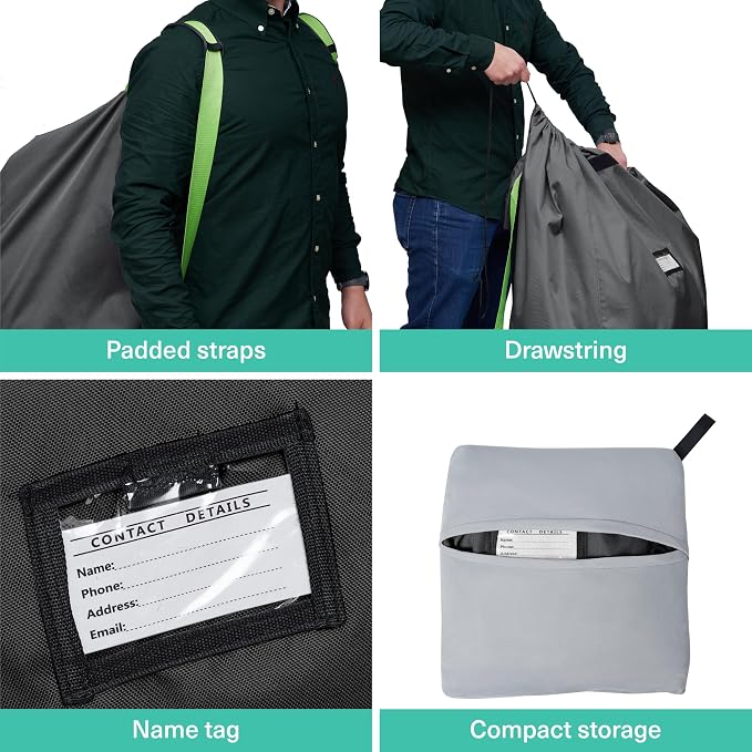 Bramble Large Stroller Bag for Airplane Travel Gate Check in Waterproof 116x53cm - Image 7