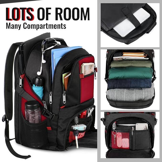 YOREPEK Travel Backpack, Extra Large 50L Laptop Backpacks - Image 2
