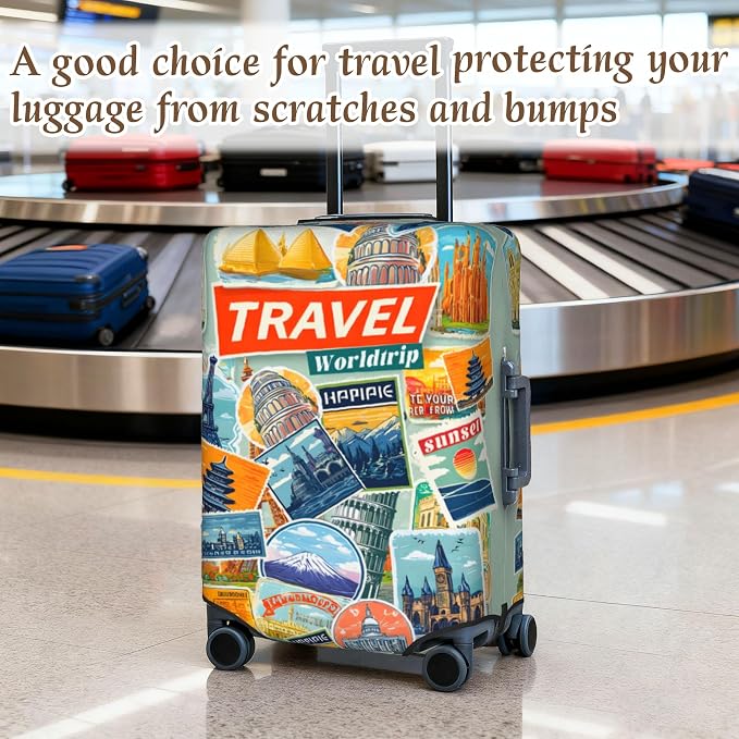 Luggage Cover, Travel Suitcase Covers, Elastic Suitcase Protective Cover - Image 3