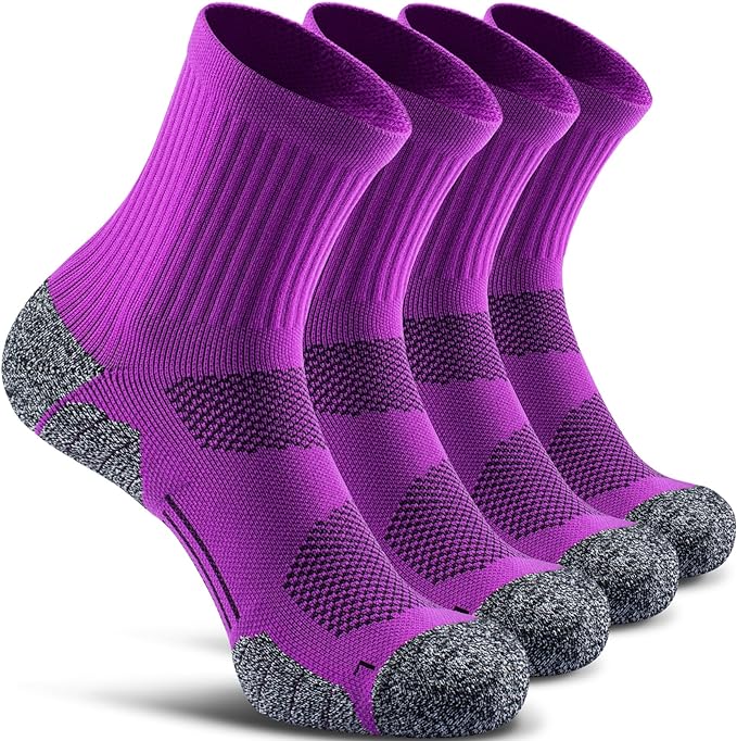 CWVLC Cushioned Compression Sport Quarter Socks by CWVLC