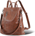 Women Backpack Purse PU Leather Anti-theft Casual Shoulder Bag Fashion Ladies by Unknown