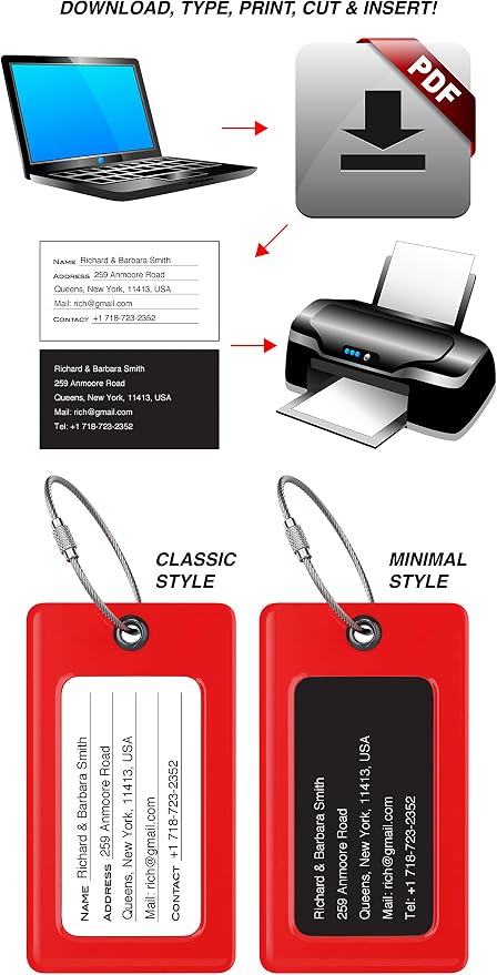 Luggage Tags Business Card Holder by TUFFTAAG - Image 5