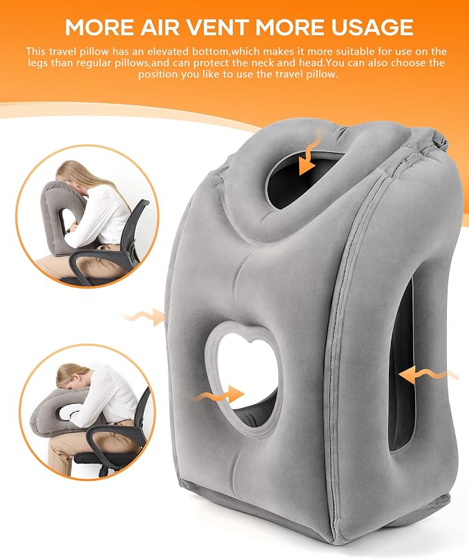 Sunany Travel Pillow, Upgraded Plane Pillow - Image 2
