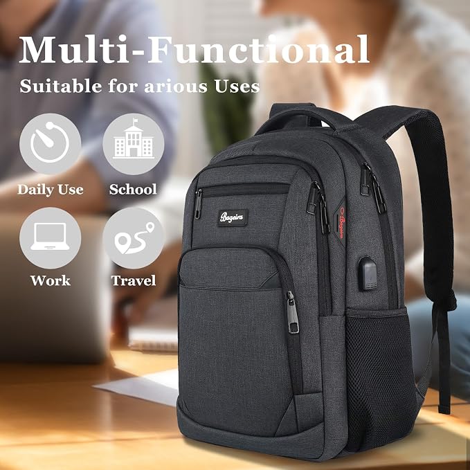 17.3 Inch Laptop Backpack, School Backpacks - Image 7