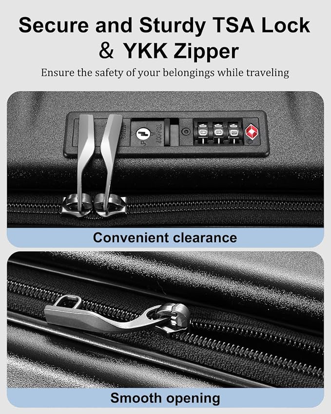 Expandable Checked Luggage, 28 Inch Luggage - Image 5