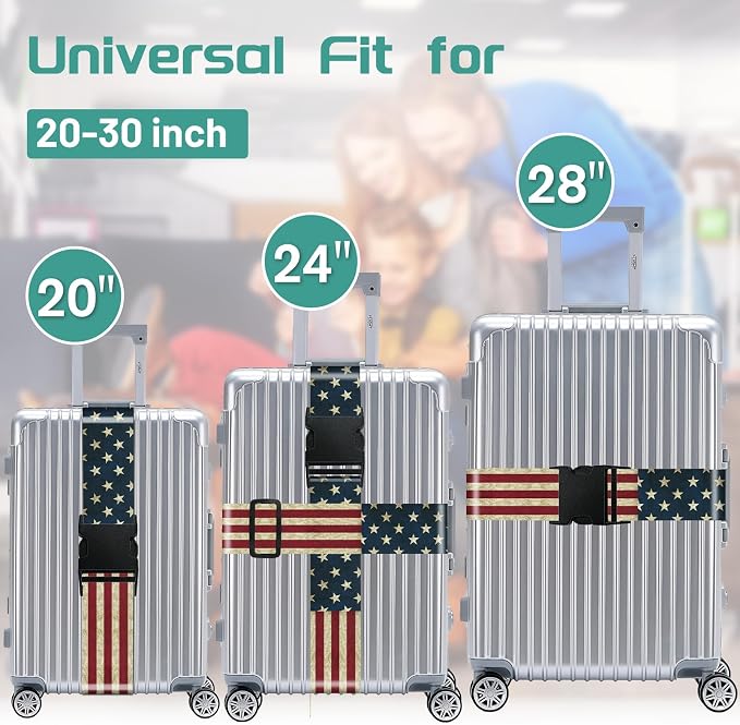 Slohif Luggage Straps for Suitcases Travel Belt Accessories Luggage Connector - Image 3