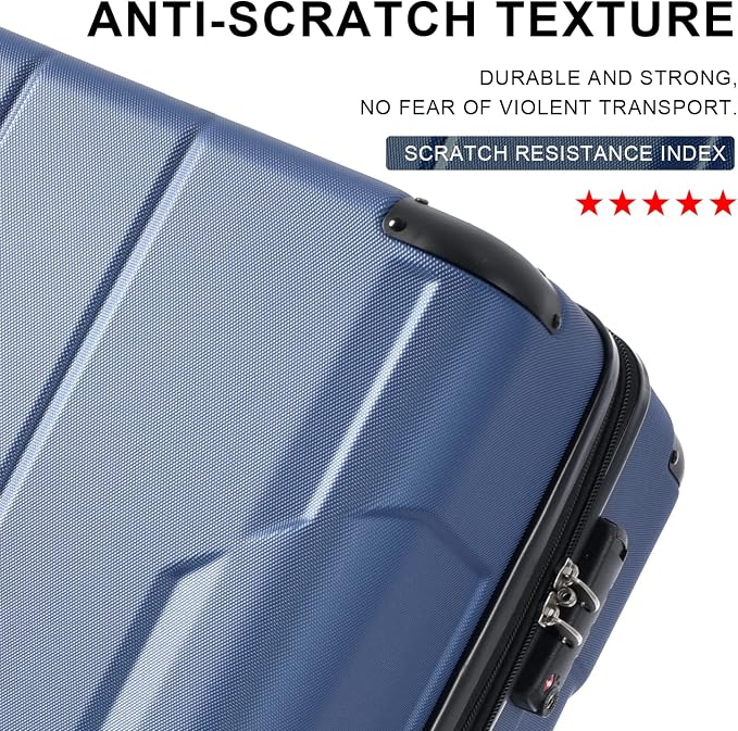 Merax 28 Inch Checked-Large Luggage - Image 3
