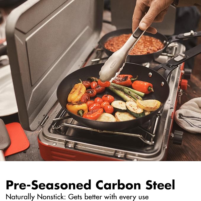 OXO Outdoor 8 Piece Camping Cookware Set, 2.25QT and 5QT Stainless Steel - Image 6