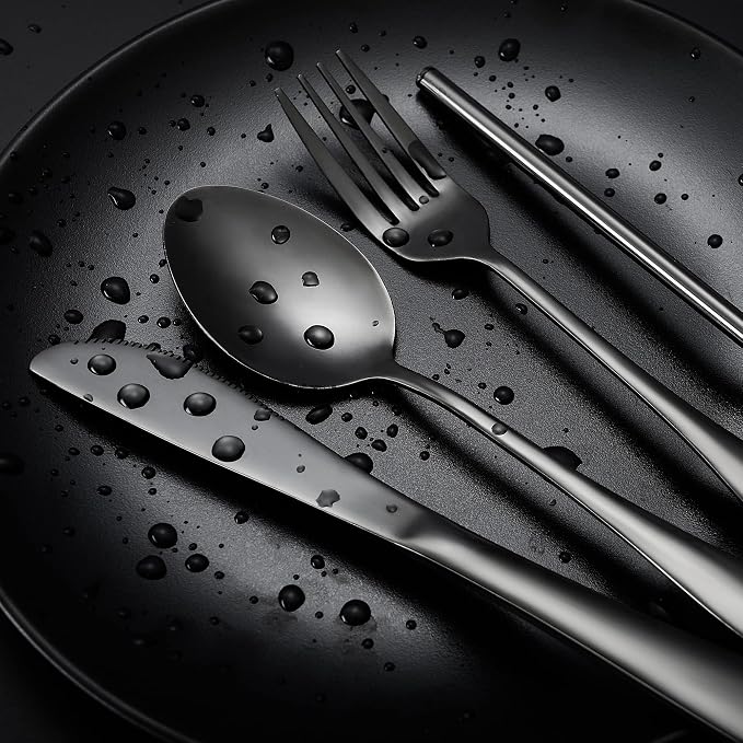 Boulder Bee | Travel Utensils Set | Reusable Camping Cutlery Set | Stainless - Image 5