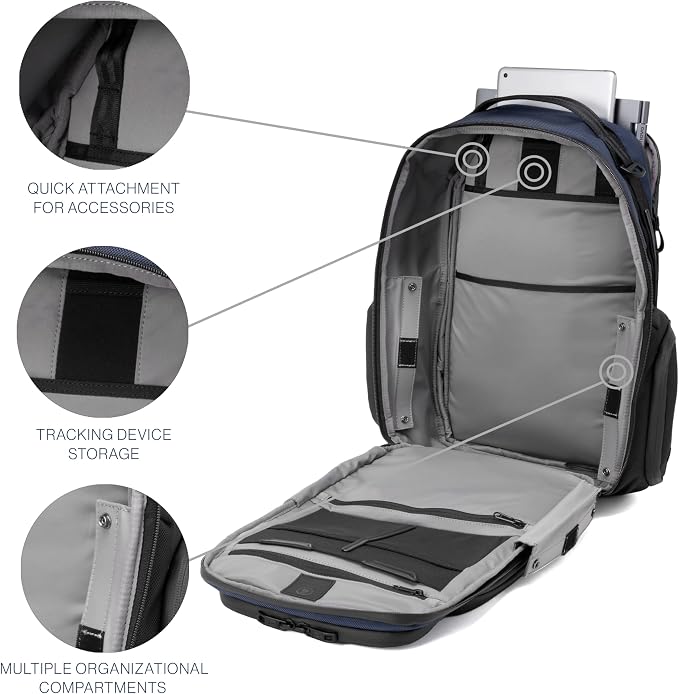 Travelpro Altitude Large Expandable Travel Laptop Backpack 30-36L, 16 Inch - Image 4