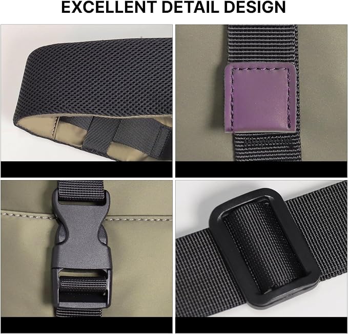 Crossbody Messenger Bag for Women Men Travel Backpack Convertibale Sling Bag - Image 7