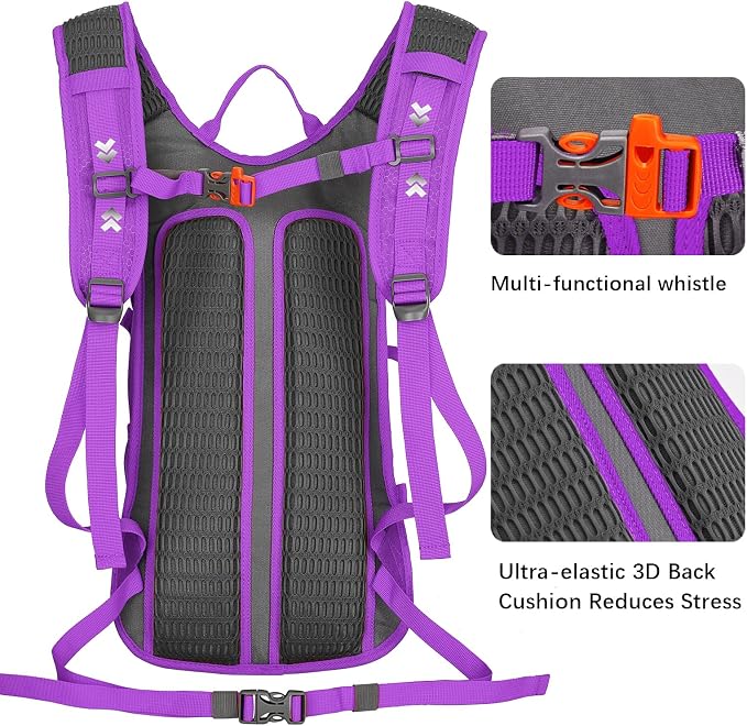 LARIPOP Hydration Backpack, 18L Hiking Backpack - Image 6