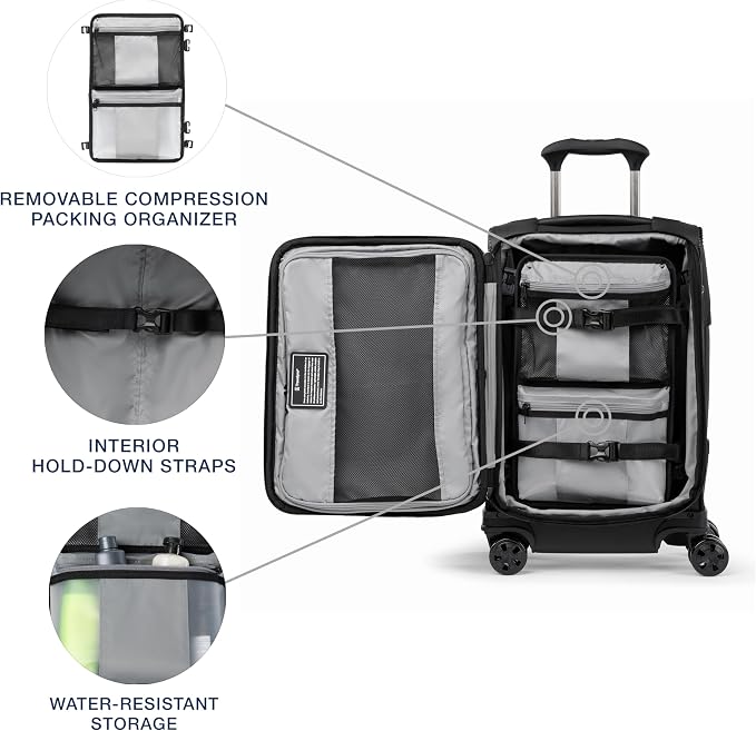 Travelpro Crew Classic Lightweight Softside Expandable Carry on Luggage - Image 7