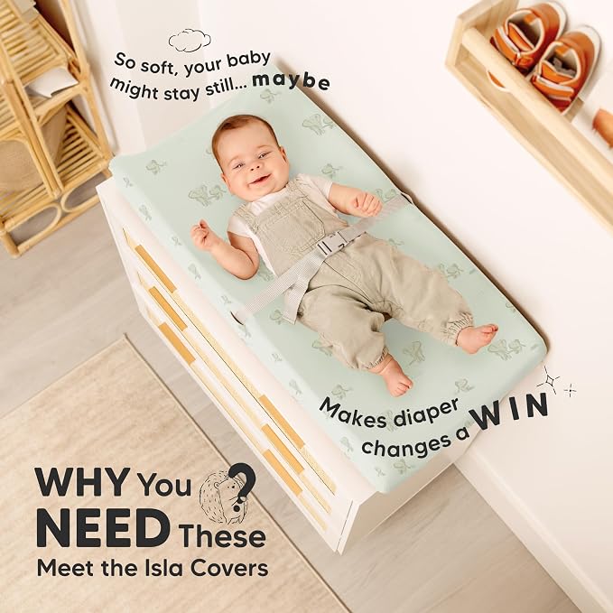 2-Pack Baby Changing Pad Covers - Image 2