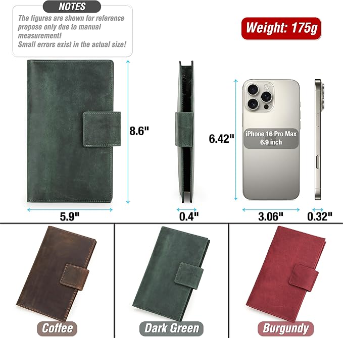 Top Grain Leather Travel Passport Wallet Holder - Image 4