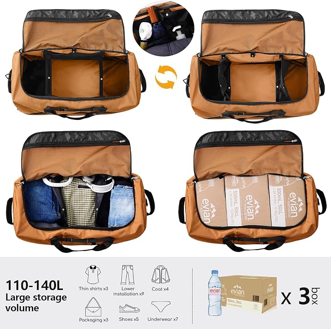 CONTAIL 32" Soft-Sided Rolling Duffle Bag - Image 2