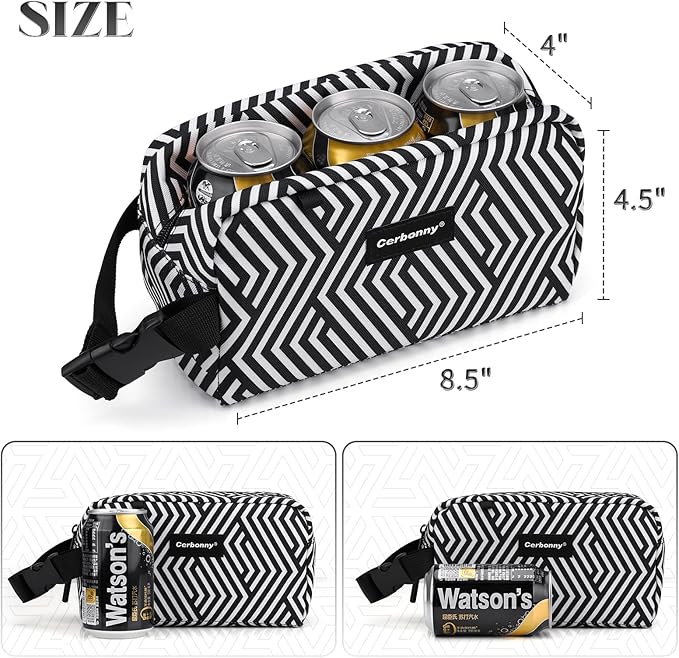Freezable Lunch Bag, Freezable Snack Bag, Mini Cooler Bag - Image 3
