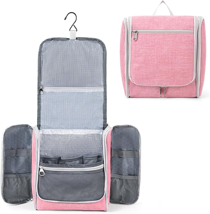 Della Gao Big Capacity Portable Travel Hanging Toiletry Bag Men and Women by DellaGao