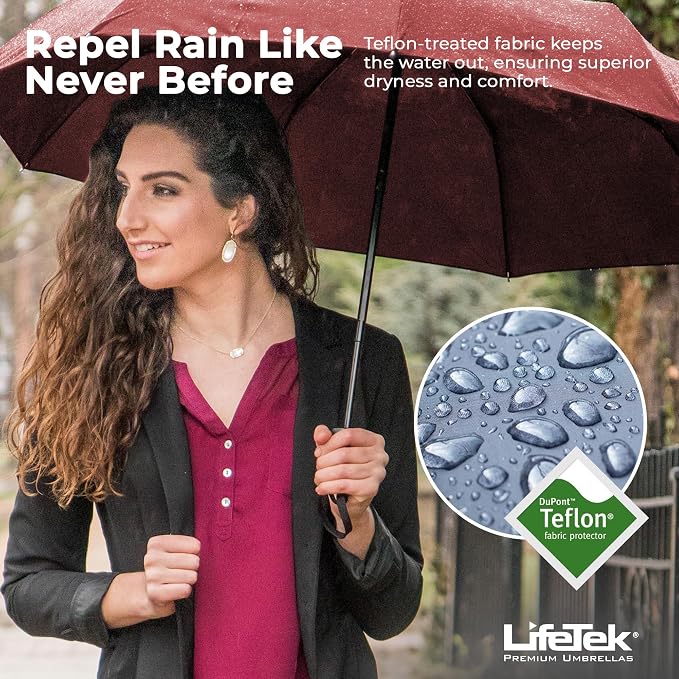 LifeTek Premium Travel Umbrella - Image 6