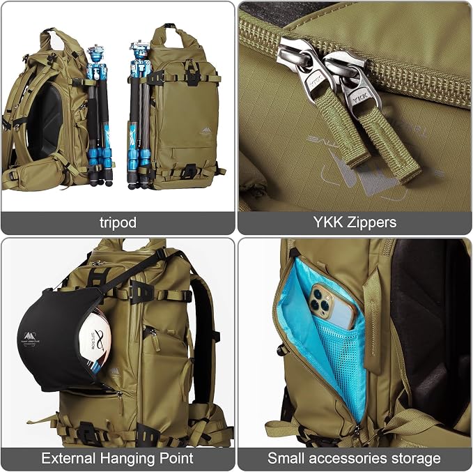 Tenzing 30L Water-Resistant Camera Backpack - Image 5
