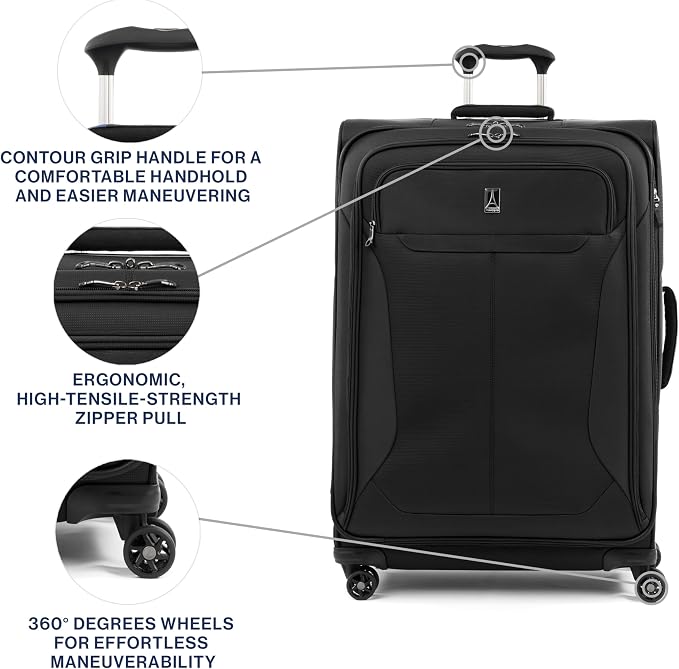 Travelpro Tourlite Softside 29-Inch, Large Checked Expandable Luggage - Image 6