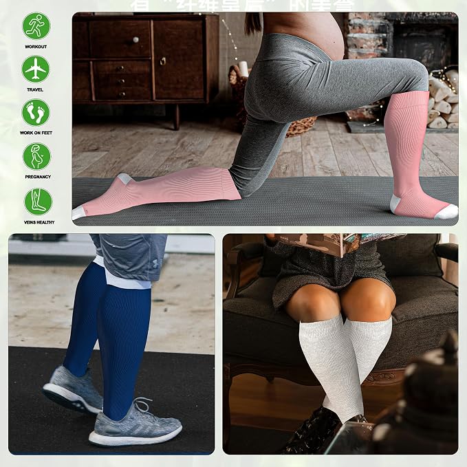 LEVSOX Wide Calf Compression Socks - Image 7