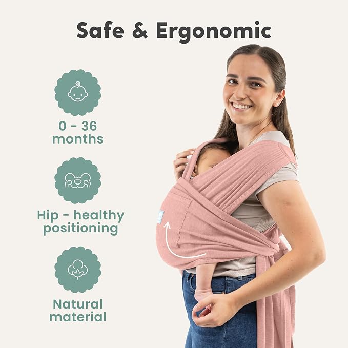 CuddleCarry™ Pre-Wrapped Baby Ring Sling by CuddleBug - Image 3