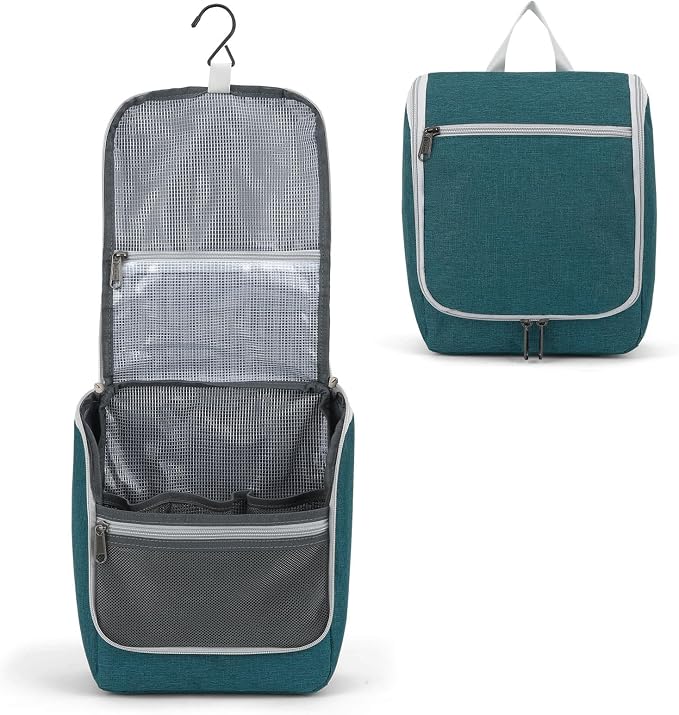 Della Gao Hanging Toiletry Bag for Women, Travel Toiletry Bags Makeup Organizer - Image 2