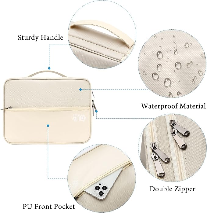 SELLYFELLY Electronics Travel Organizer, Double Layer Cable Organizer Bag - Image 4