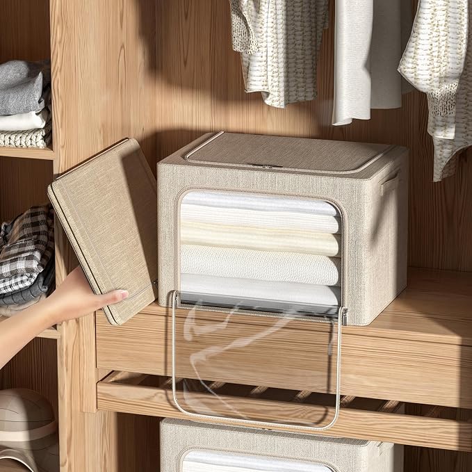 4 Pack Clothes Storage Bins - Image 3