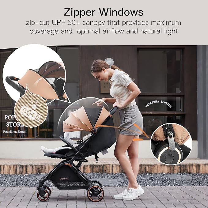 Gravity Folding Baby Stroller - Image 8