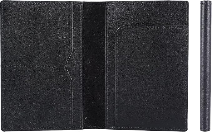 STAR VISTA Albatross Leather Travel Passport Holder, Minimalist Design by STARVISTA