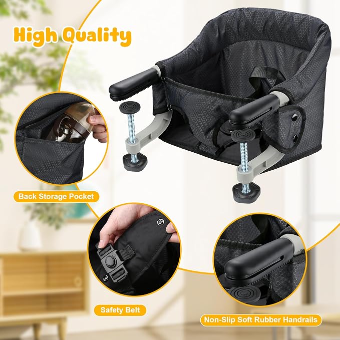 Hook On Chair, Safe and High Load Design, Fold-Flat Storage and Tight Fixing - Image 7