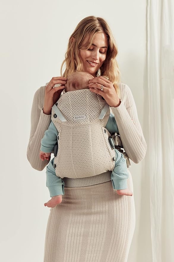 BabyBjörn Baby Carrier Harmony, 3D Mesh, 3-in-1 Ergonomic Baby Carrier; Newborn - Image 5