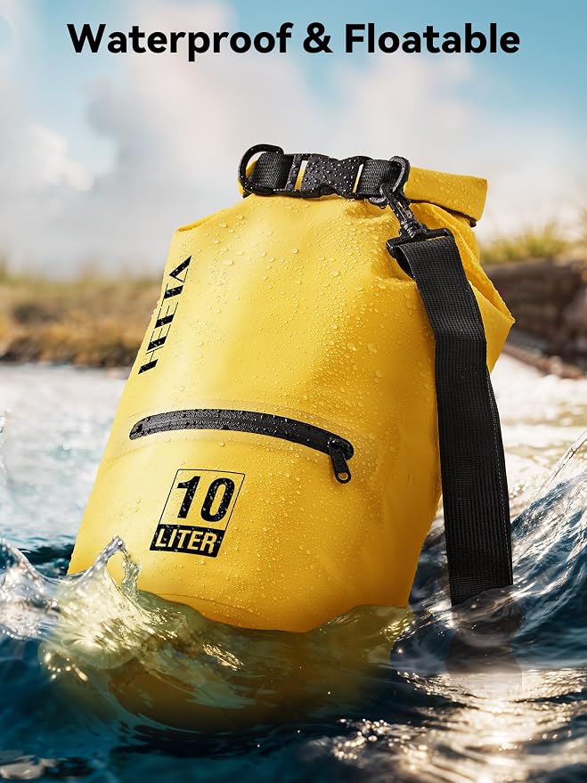HEETA Waterproof Dry Bag with Front Zippered Pocket - Image 3
