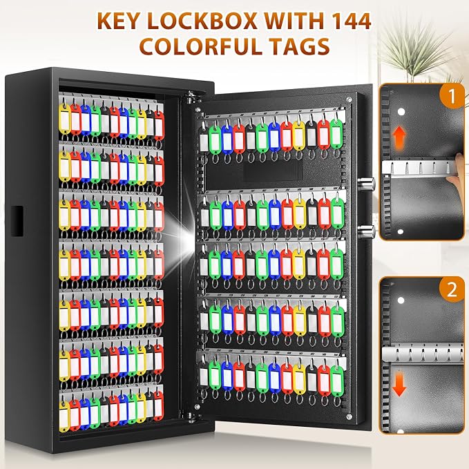 144 Keys Fireproof Cabinet Safe - Image 6