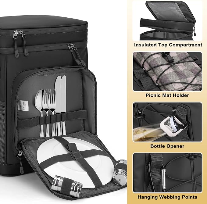 42Cans Cooler Backpack Insulated Leak Proof - Image 4