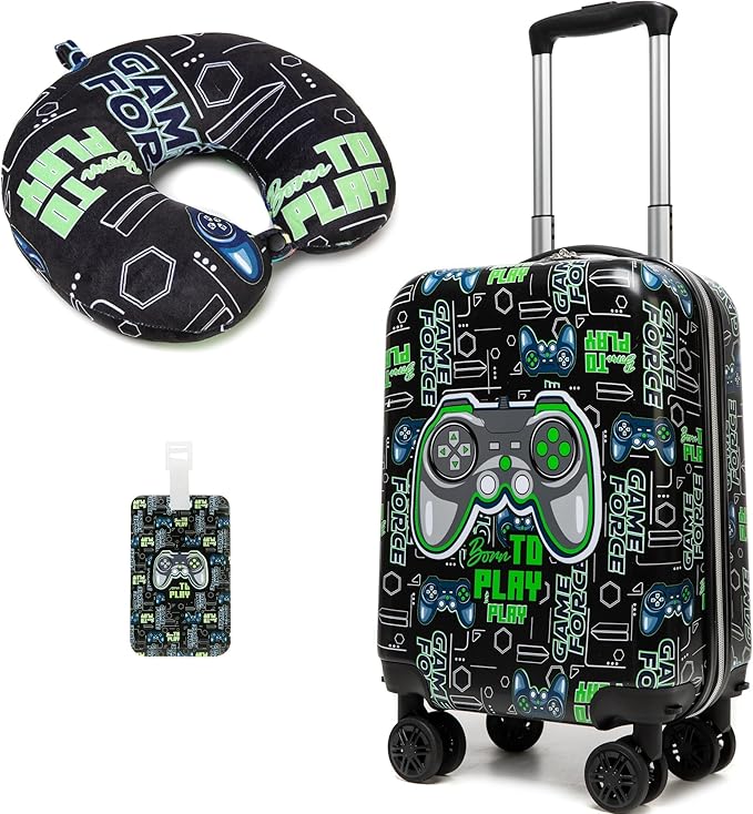 Kids Suitcase Set for Boys Hardside Luggage by Homskiii