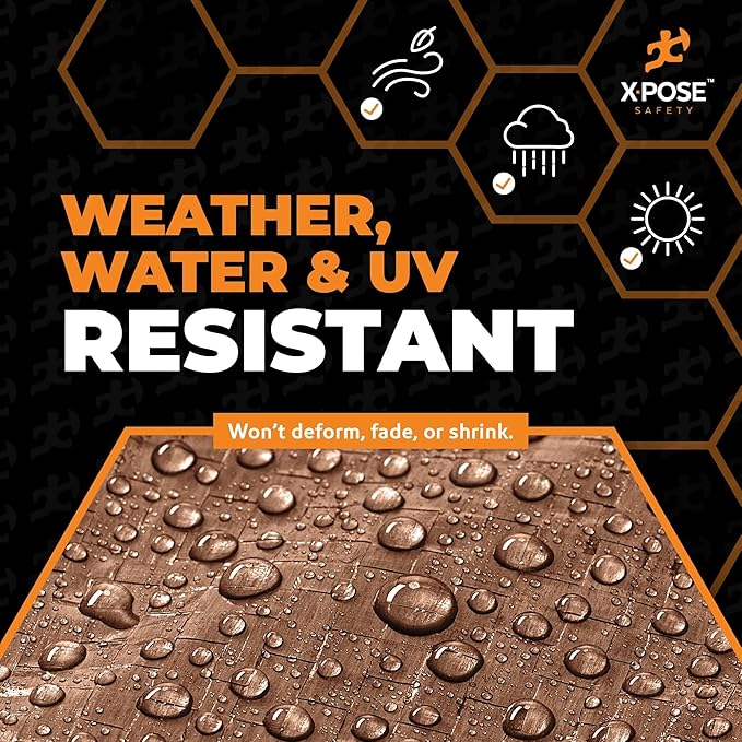 Multipurpose Protective Cover Brown Poly Tarp 10' x 12' - Image 4