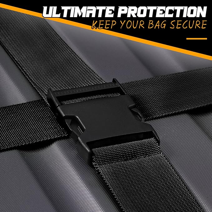 Eccliy 12 Pack Luggage Straps Suitcase Belts Wide Adjustable Packing Straps - Image 5