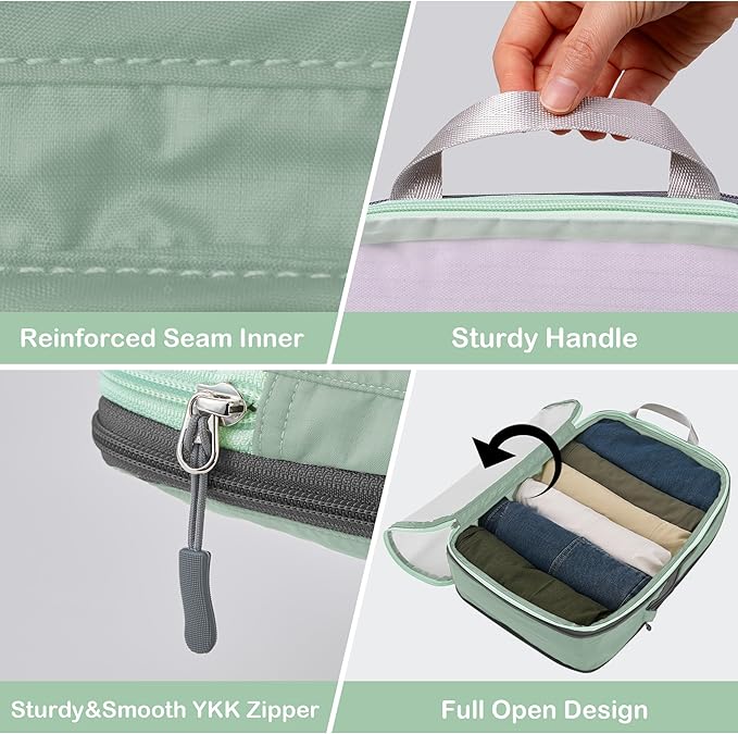Cipway Compression Packing Cubes Mesh, Lightweight Luggage Organizer Bags - Image 6