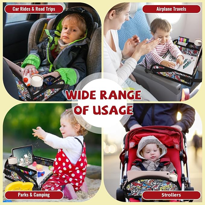 Kids Travel Tray for Airplane - Image 3