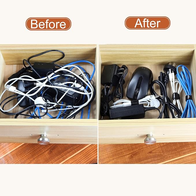 120PCS 6 Inch Cable Ties Reusable Multi-Purpose Wire Ties Cord Organizer - Image 4