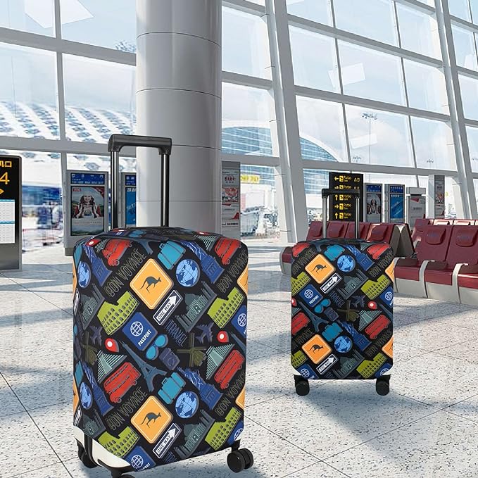 Explore Land Travel Luggage Cover Suitcase Protector Fits 27-30 Inch Case - Image 6
