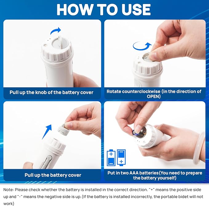 Portable Bidet, Mini IPX6 Waterproof Handheld Personal Travel Bidet - Image 5